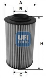 25.163.00 UFI Lubrication Oil Filter