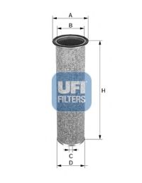 27.572.00 UFI Air Supply Air Filter