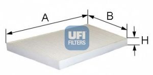 53.245.00 UFI Heating / Ventilation Filter, interior air