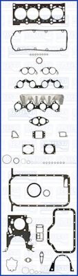 50122700 AJUSA Crankcase Full Gasket Set, engine