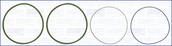 60001100 AJUSA O-Ring Set, cylinder sleeve