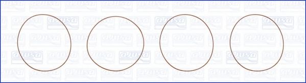 60002800 AJUSA Crankcase O-Ring Set, cylinder sleeve