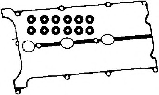 440201P CORTECO Gasket, cylinder head cover