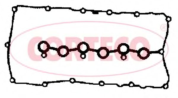 440464P CORTECO Gasket, cylinder head cover