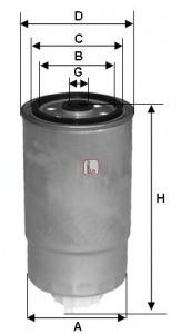 S 2810 NR SOFIMA Fuel filter