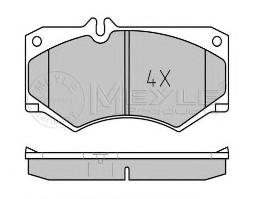 025 207 8418/PD MEYLE Brake System Brake Pad Set, disc brake