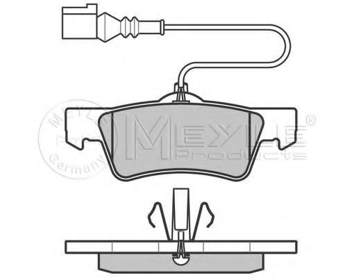 025 243 6719/W MEYLE Brake System Brake Pad Set, disc brake