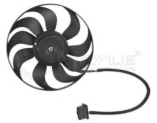 120 900 4346 MEYLE Cooling System Electric Motor, radiator fan