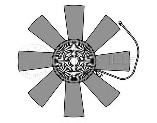 814 234 0001 MEYLE Cooling System Fan, radiator