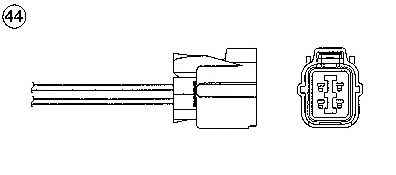7951 NGK Mixture Formation Lambda Sensor