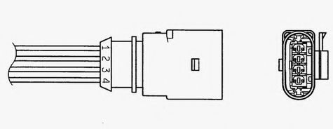 1884 NGK Sensor, coolant temperature