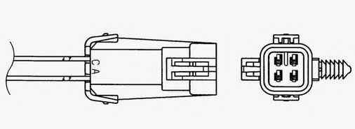 1869 NGK Lambda Sensor
