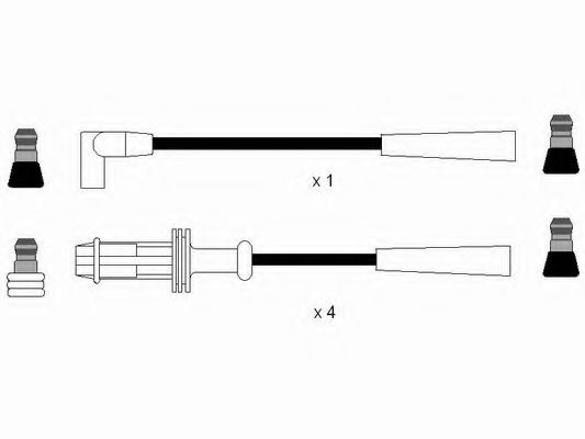 44285 NGK Ignition Cable Kit