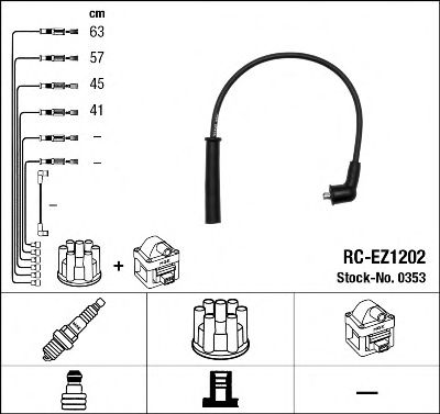 0353 NGK Конденсатор, система зажигания