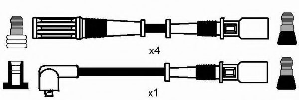 44300 NGK Ignition Cable Kit