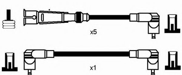 0511 NGK Ignition Cable Kit