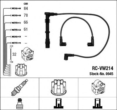 0945 NGK Ignition Cable Kit