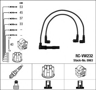 0963 NGK Ignition Cable Kit