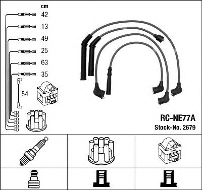 2679 NGK Тормозная система Комплект тормозных колодок