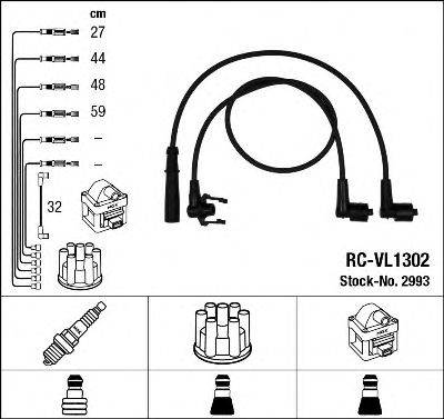 2993 NGK Ignition Cable Kit