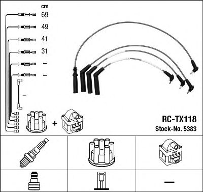 5383 NGK Ignition Cable Kit