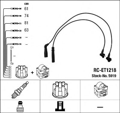 5919 NGK Ignition Cable Kit