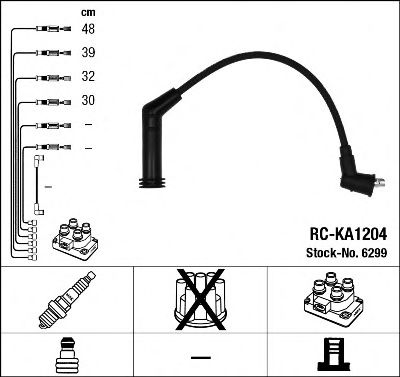 6299 NGK Ignition Cable Kit