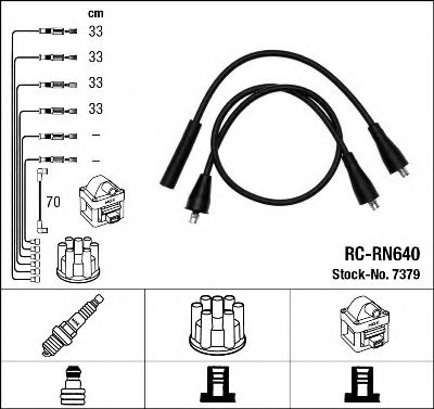 7379 NGK Ignition Cable Kit