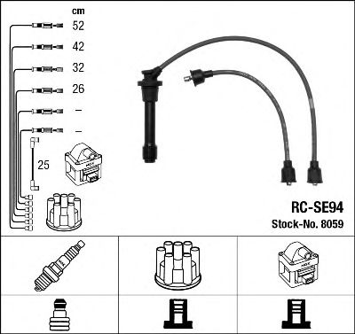 8059 NGK Ignition Cable Kit