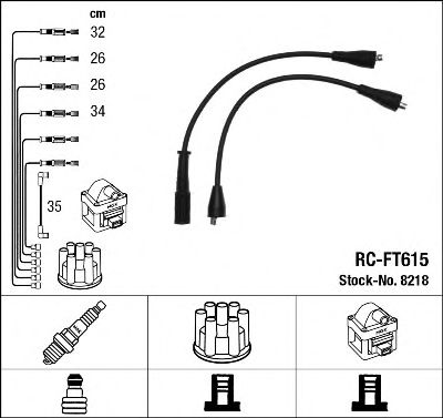 8218 NGK Ignition Cable Kit