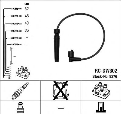 8276 NGK Ignition Cable Kit