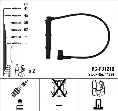 44234 NGK Ignition Cable Kit