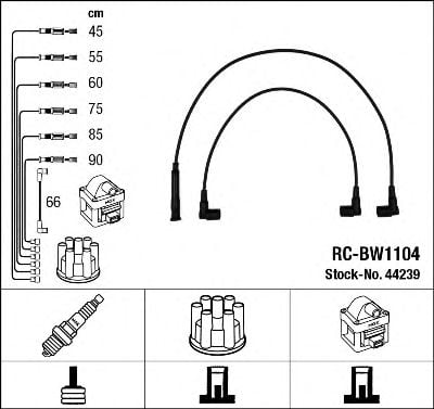 44239 NGK Ignition Cable Kit