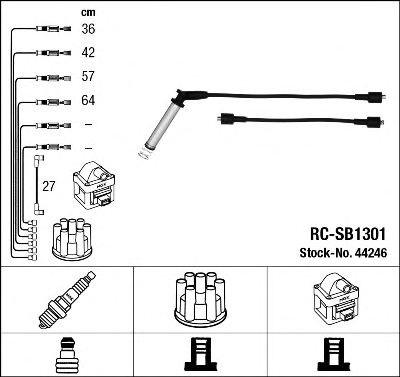 44246 NGK Wheel Suspension Repair Kit, stabilizer suspension