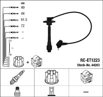 44263 NGK Ignition Cable Kit