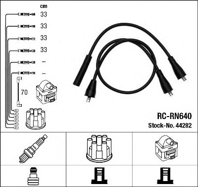 44282 NGK Ignition Cable Kit