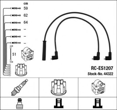 44322 NGK Ignition Cable Kit