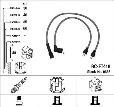 0665 NGK Ignition Cable Kit