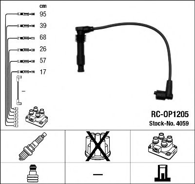 4059 NGK Ignition Cable Kit