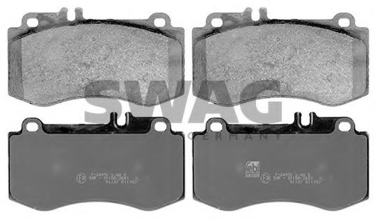 10 11 6131 SWAG Brake Pad Set, disc brake