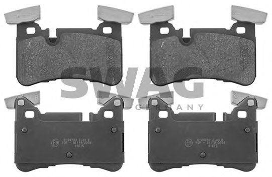 10 11 6132 SWAG Brake System Brake Pad Set, disc brake