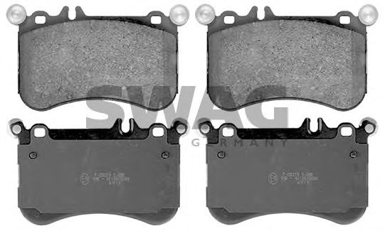 10 11 6134 SWAG Brake Pad Set, disc brake