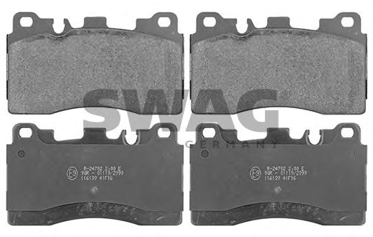 10 11 6139 SWAG Brake Pad Set, disc brake