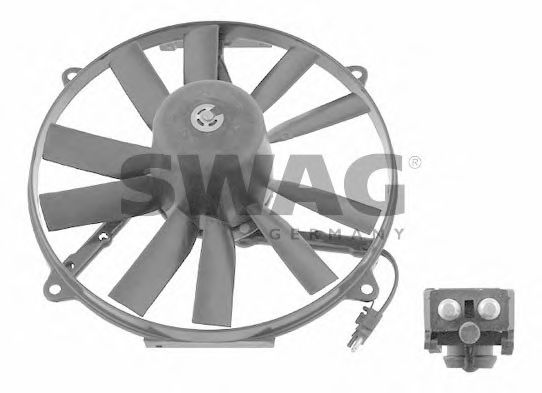 10 21 0001 SWAG Cooling System Electric Motor, radiator fan