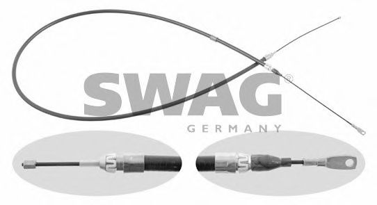 10 90 1667 SWAG Cable, parking brake