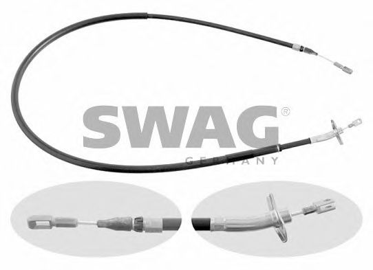 10 90 9500 SWAG Cable, parking brake