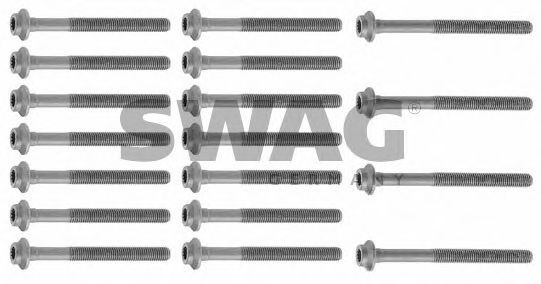 10 91 0235 SWAG Cylinder Head Bolt Kit, cylinder head