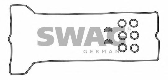 10911432 SWAG Gasket Set, cylinder head cover