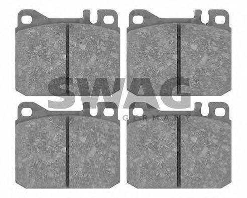 10 91 6057 SWAG Brake Pad Set, disc brake