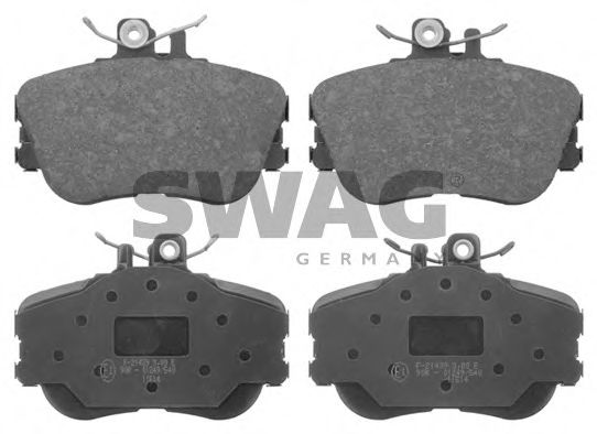 10 91 6067 SWAG Brake System Brake Pad Set, disc brake